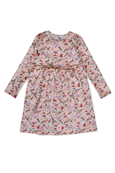 Платье Роза 221203 р.116 пудра 