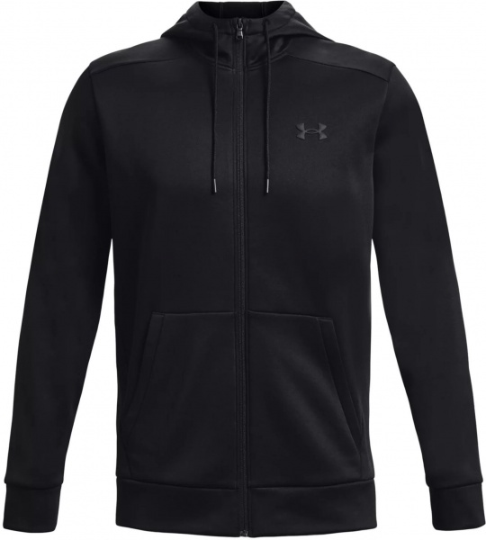 Джемпер Under Armour UA ARMOUR FLEECE FZ HOODIE 1373357-001 р.L чорний