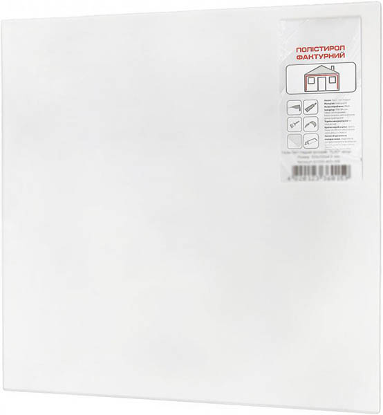 Полістирол гладкий прозорий ТОМО design 1000x1000x2,5 мм