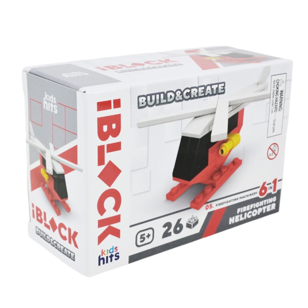 Игрушка-конструктор Iblock Kids hits JUNIOR Пожарная (в ассортименте) KH51/004