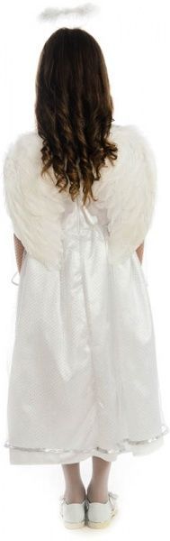 Костюм карнавальний КАРНАВАЛІЯ Ангел р.134 білий 85040 