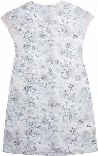 Ночная рубашка Roksana Marshmallow 849/16380 р. L серый с принтом 