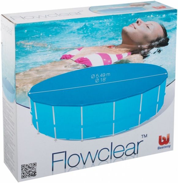 Тент для бассейна Bestway Flowclear 549 см 58039