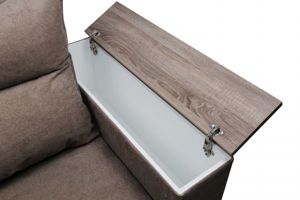 Диван прямой EP-GRT Line коричневый 2530x1100x870 мм