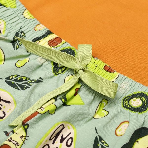 Піжама жіноча Levtam Авокадо р. XL різнокольоровий 