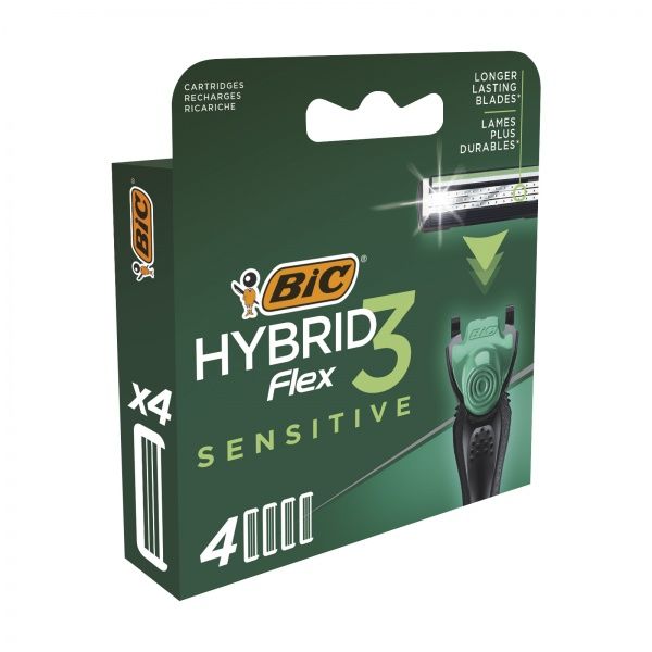 Сменный картридж BIC Flex Hybrid 3 Sensitive 4 шт.