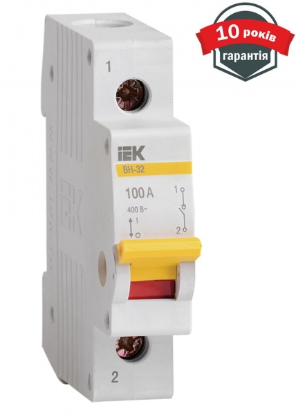 Устройство защитного отключения IEK ВН-32 1Р 100А MNV10-1-100
