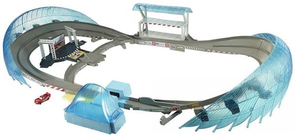 Трек Hot Wheels Легендарный автодром Флориды из м/ф «Тачки 3» 1:55 FCW020