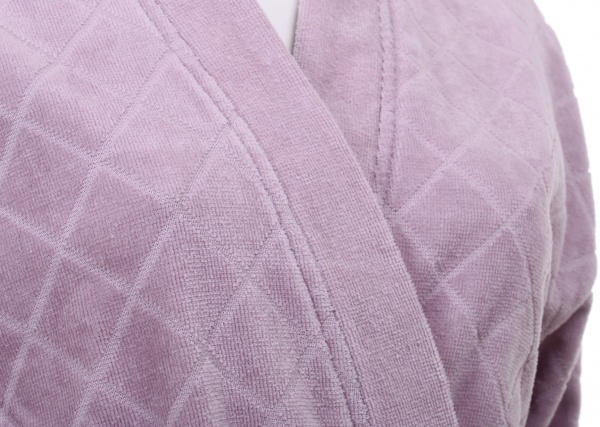 Халат домашній жіночий Durutex Velour р. L світло-бузковий