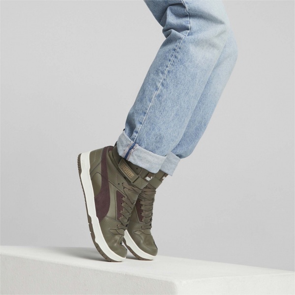 Ботинки Puma RBD GAME WTR DEEP OLIVE-DARK CHOCOLATE-P 38760401 р.44,5 зеленый