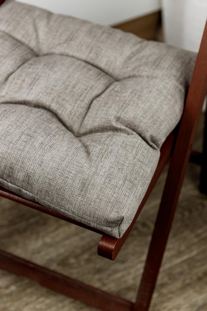 Подушка на стул 0х40 см Fiesta серая La Nuit