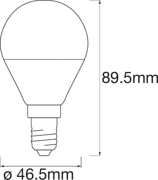 Лампа світлодіодна Ledvance SMART+ WiFi Mini bulb Tunable White 5 Вт P45 матова E14 220 В 2700-6500 К 