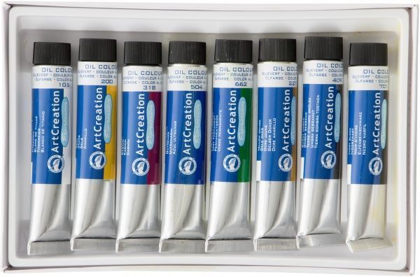 Набір олійних фарб 8 кольорів 12 мл ArtCreation Royal Talens