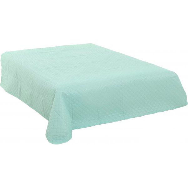 Покрывало Underprice светло-серый/зеленый 160x220 см