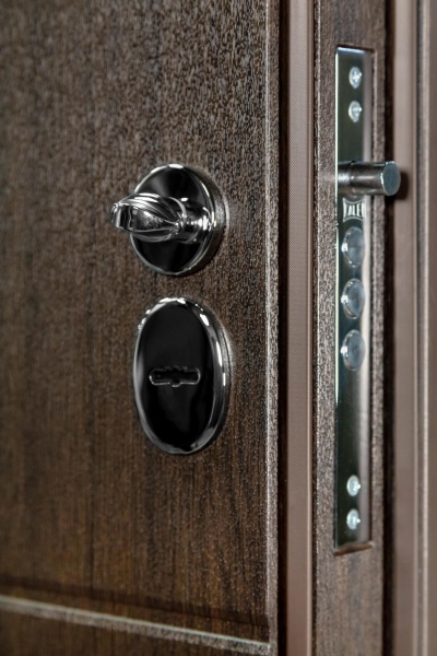 Двері вхідні Булат Термо House-703 вулична венге темний 2050x1200 мм праві