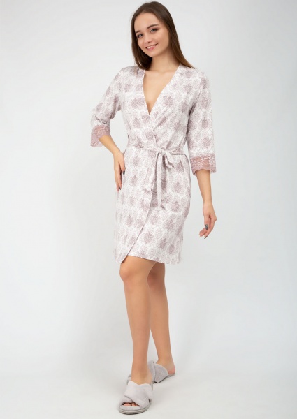Халат Roksana 1177/16027 р. 3XL капучино 