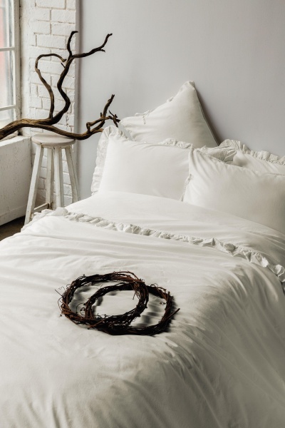 Комплект постільної білизни FRILL ванільний Issimo 