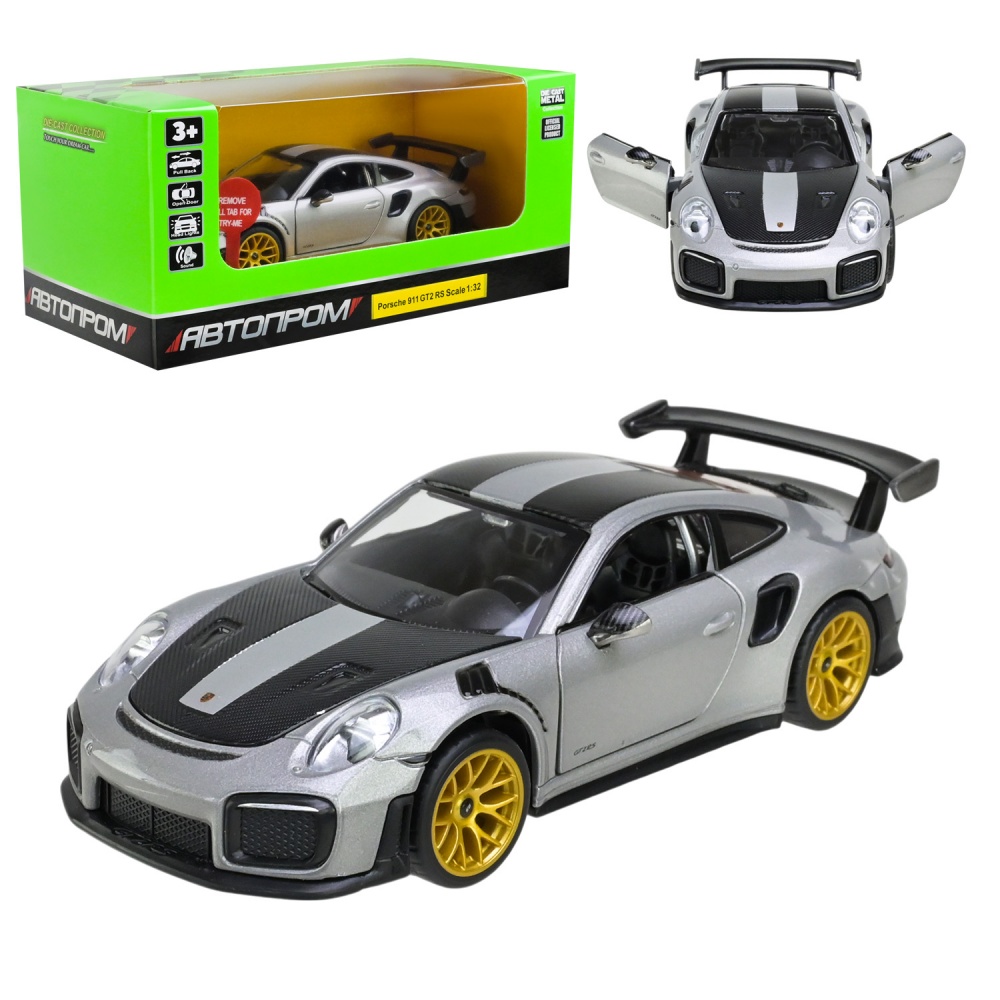 Машинка Автопром 1:32 Porsche 911 GT2 RS 68705