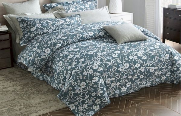 Комплект постільної білизни Daisy 200 TC біло-сірий La Nuit 