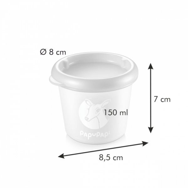 Контейнер Papu Papi 150 мл 2 шт./уп. синій 667670 Tescoma