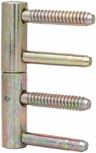 Петля Otlav регулируемая d14x80x52мм желтый цинк универсальная 1 шт.