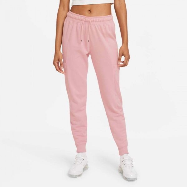 Штани Nike W NSW AIR PANT FLC MR CZ8626-630 р. XS світло-рожевий
