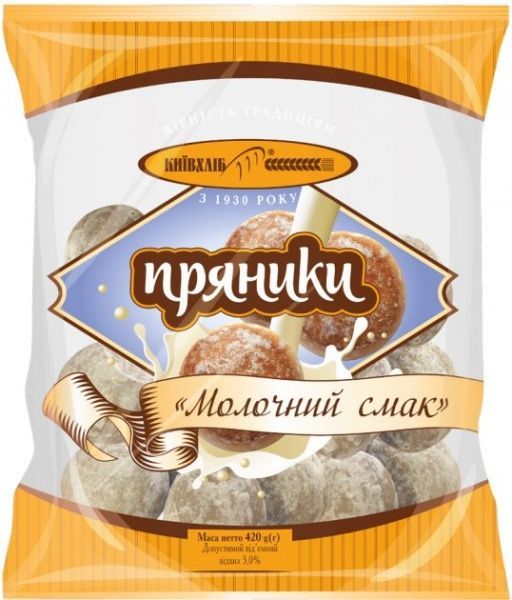 Пряник киевхлеб Молочный вкус 420 г 4820227211494