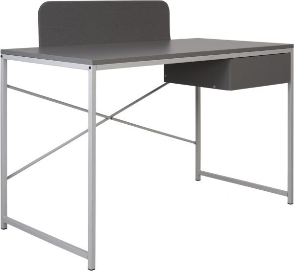 Стол письменный Nowy Styl FORWARD GREY С ЯЩ и ЭКР (16) 1160x619x750/950 серый шифер GD-50 (CH) 