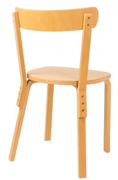 Стул Scandi прозрачный лак /бук