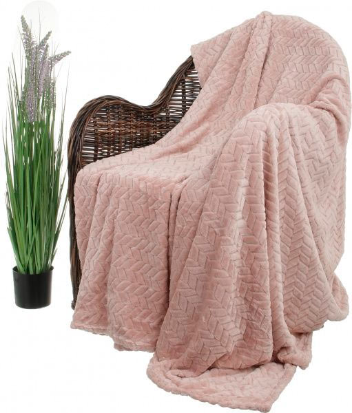 Плед Flannel Plush 200x220 см розовый La Nuit 
