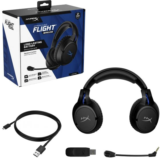 Bluetooth-гарнітура HyperX Cloud Flight PS black (HHSF1-GA-BK/G) 