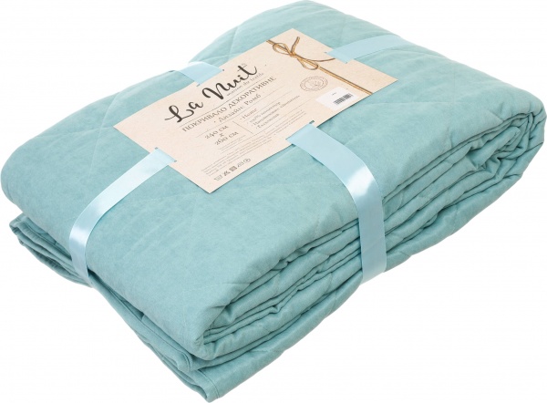 Покривало Diamond ромб 240x260 см La Nuit аква 