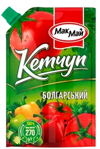 Кетчуп ТМ МакМай Болгарский в/к дой-пак 270г