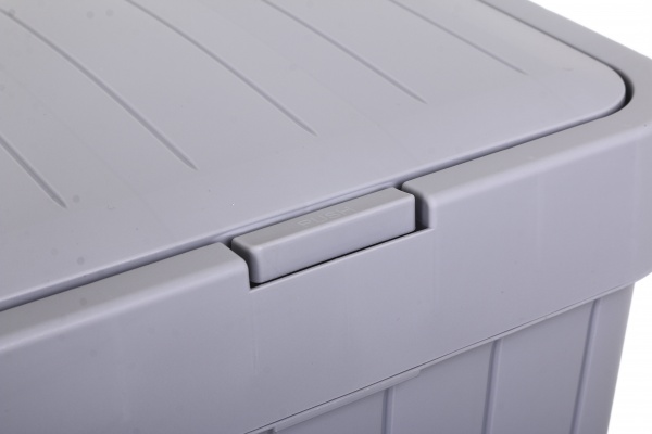 Кошик для білизни RIO Twins 36,1х27,3х58,1 см 40 л сірий 