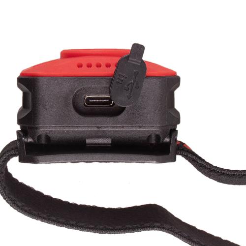 Фонарь налобный Voin 250 Lm красный VL-163