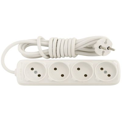 Удлинитель Viko Leylak 4 гнезда 3 м