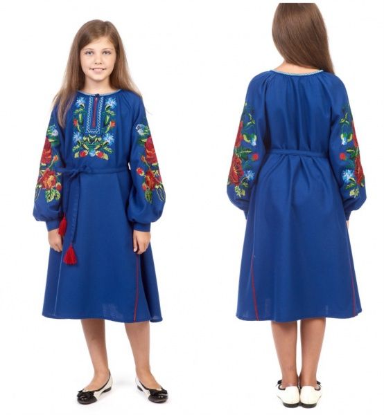 Сукня Едельвіка р.158 синій 872-18/00 