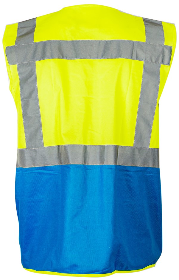 Жилет сигнальный Sizam Coventry р. S 30150 желтый с голубым
