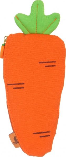 Пенал тестильний весняна морква зелено-помаранчевий