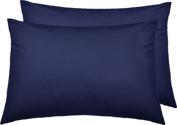 Набор наволочек Exclusive Solid Navy 70x50 см синий La Nuit 