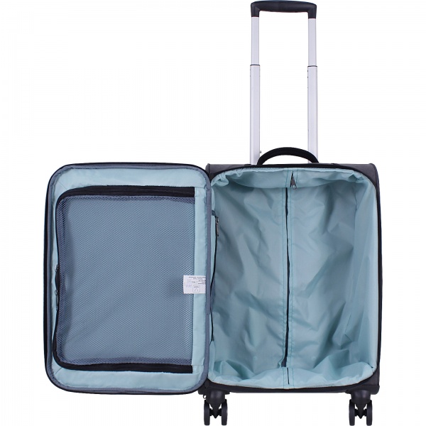 Валіза Bagland S 36 л сірий (3716919) 