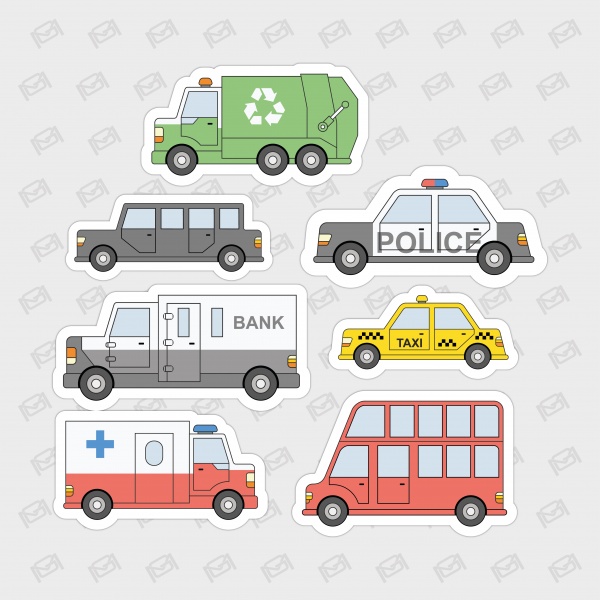 Магніти дитячі MAXGROUP Автомобілі NM-229