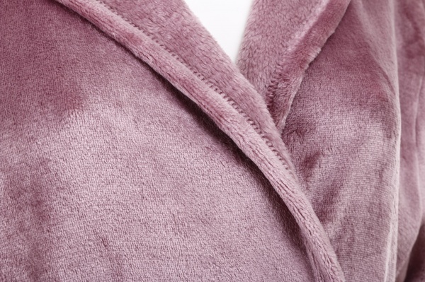 Халат з мікрофібри La Nuit капюшон з вушками р. XL слива