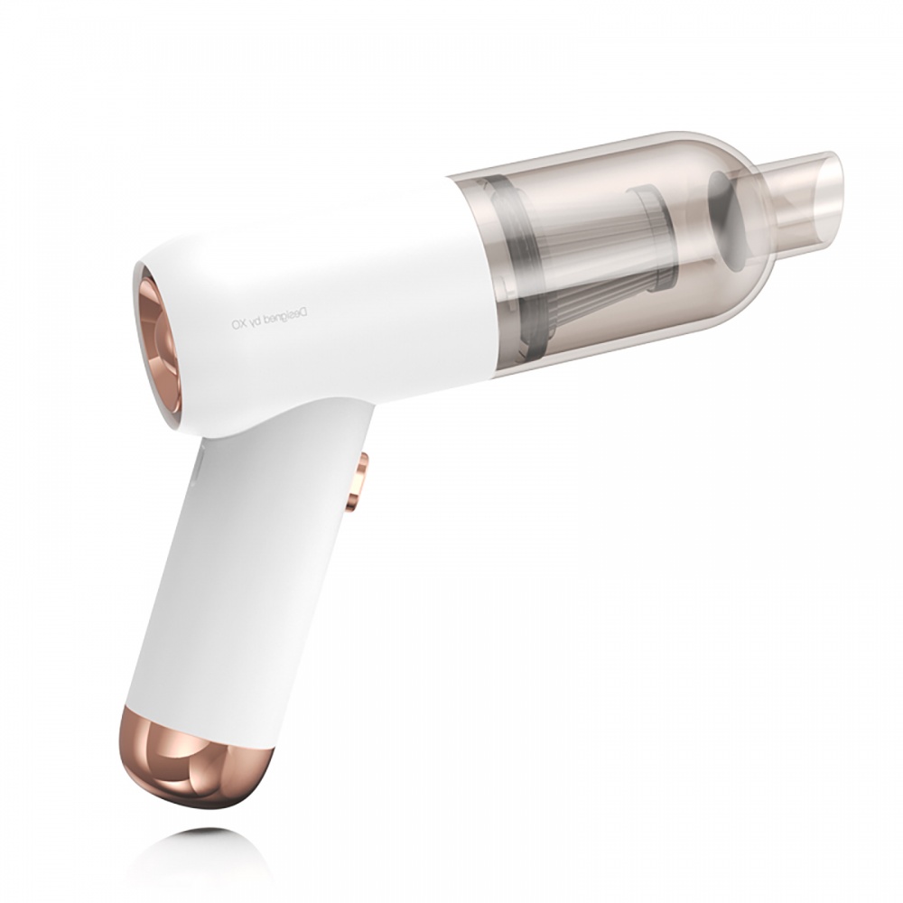 Пылесос автомобильный Xo white