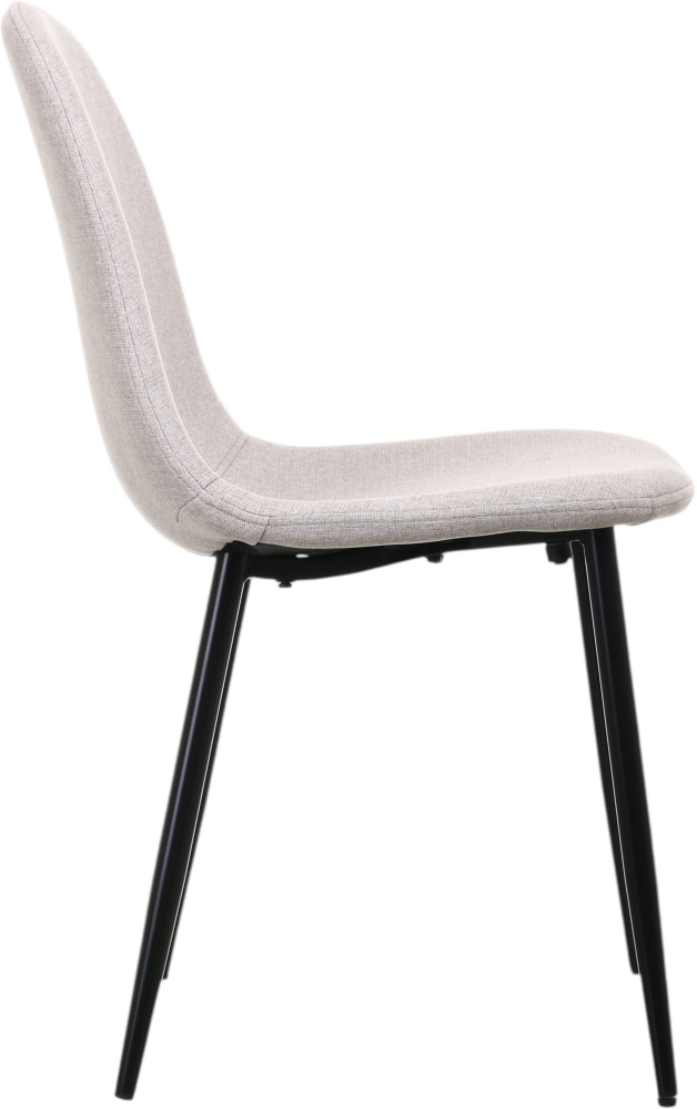 Стілець обідній Центр Меблів REED 44х51х84 см (UF862-01) світло-бежевий / чорний