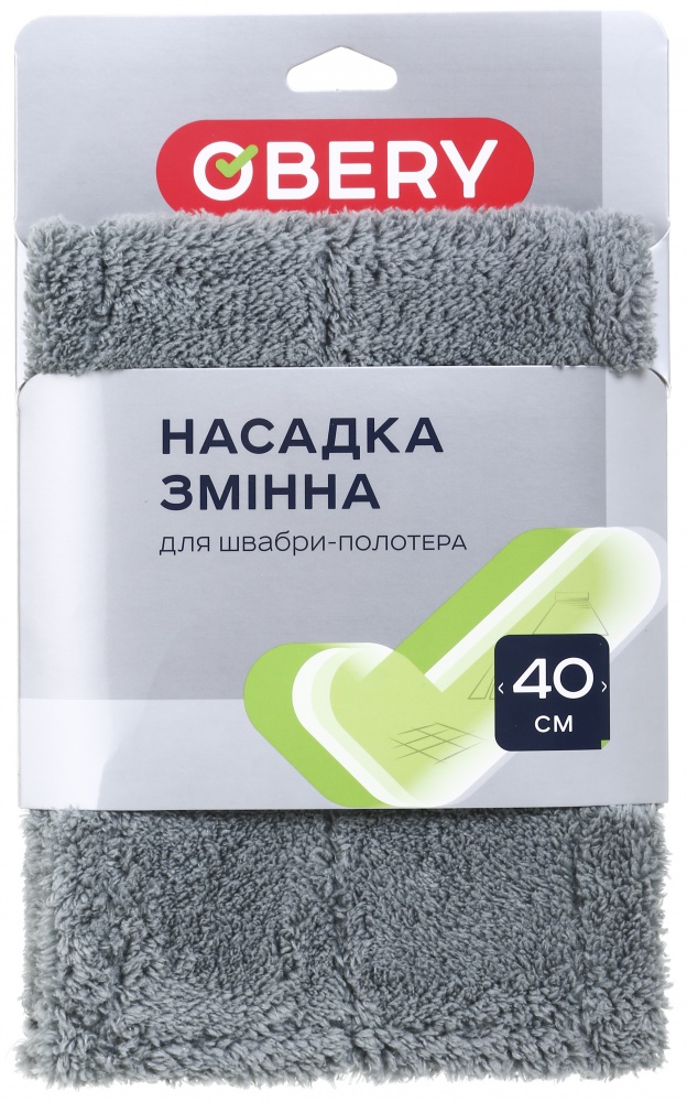 Змінна насадка до швабри OBERY підлогонатирача 40 см