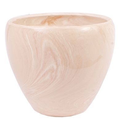 Горшок Borralheira 7CRF14 мраморный с глазурью