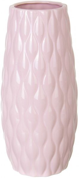 Ваза 13x26,5 см розовая Dehua