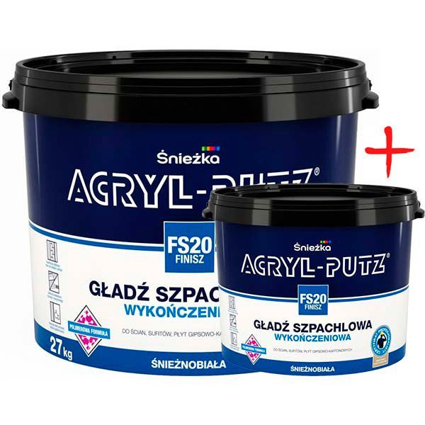 Комплект Sniezka Acryl-Putz финиш 27 кг + 8 кг