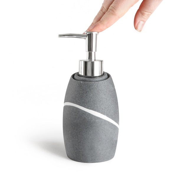 Дозатор для жидкого мыла MVM Crimea BA-13 280 мл серый